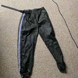 Dark green joggers